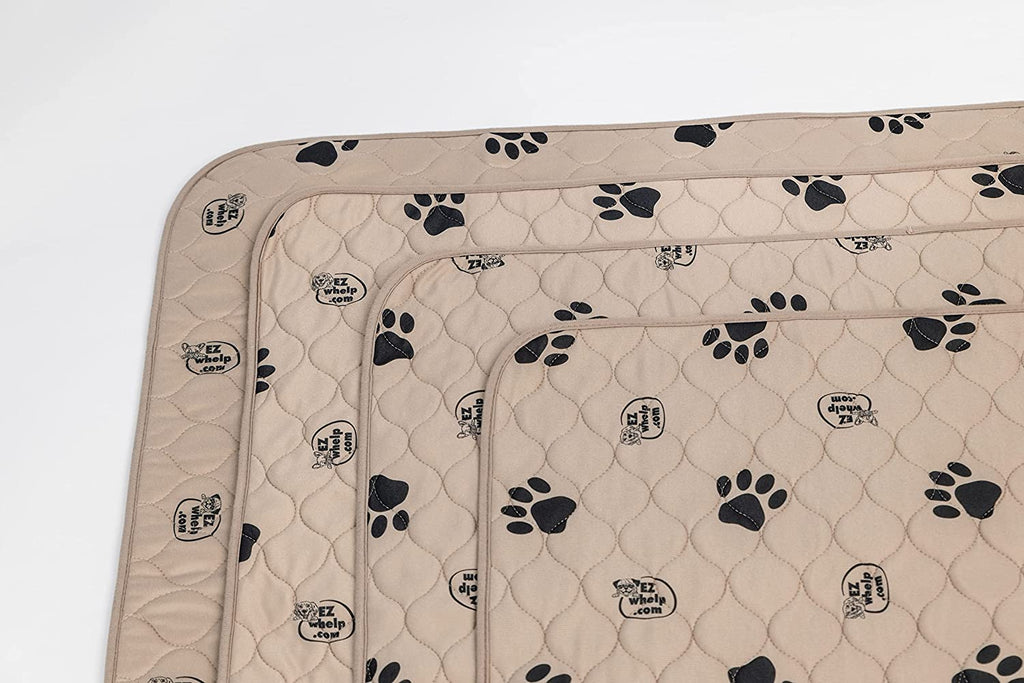 Reusable Dog Pee Pads, Washable Waterproof Mat 36X48 In, 2 Pack | 36X48 Washable Waterproof Pee Pads with Rounded Corners, Reusable Puppy Pads for Potty Training and Whelping, 2-Pack