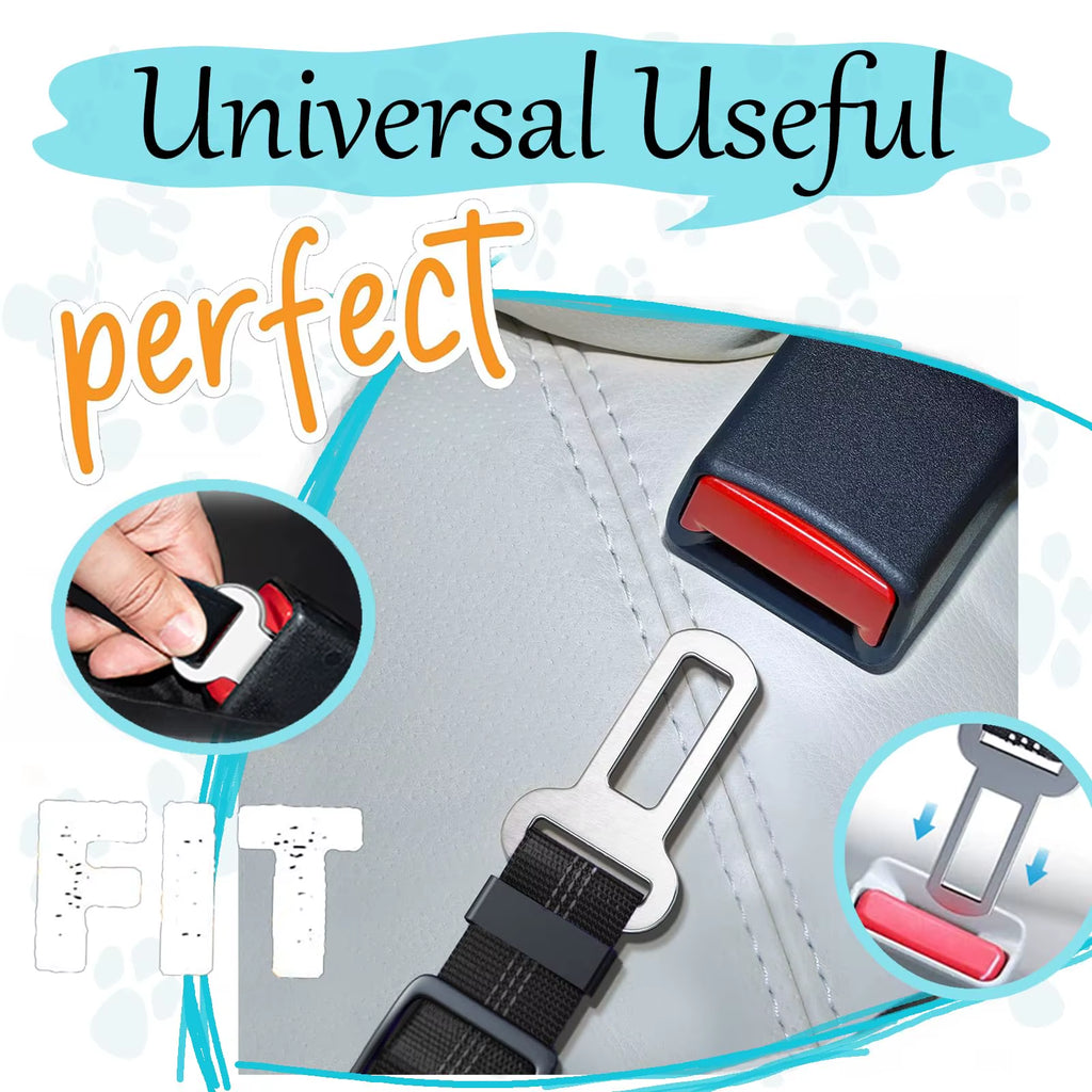 Dog Seat Belt,Updated Dual-Use Dog Seatbelt for Vehicle Headrests, Dog Car Leash - Bungee Retractable Adjustable for Your Pet, P